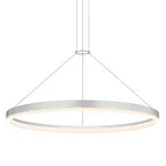 Sonneman 2317-J20 Corona 32"W Suspension Pendant Silver. Fixed Price $3210.00.