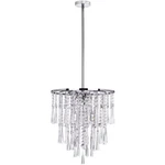 Dainolite JOS-15-6-PC Crystal Light 15" Polished Chrome Pendant Ceiling. Fixed Price $450.00.