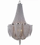 Maxim Lighting 21465NKPN Chantilly Chandelier Polished Nickel. Fixed Price $1200.00.