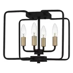 Quoizel 4 Light Semi-flush Mount COX1712MBK Display Open Box. Fixed Price $78.00.