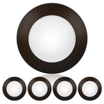 Ecoeler 4 Inch Flush Mount Dimmable Led Disk Light, 3000K Warm White, 650LM Roun. Fixed Price $34.21.