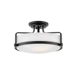3 Light Large Semi-flush Mount Transitional Style 18 Inches Wide By 10. Fixed Price $479.00.
