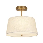 Cone-shaped Semi Flush Mount Modern Ceiling Fixture, 3-LIGHT Drum Lamp .... Fixed Price $60.51.
