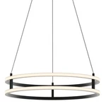 Afx GEMP24LAJUD Gemini 24"W Led Ring Chandelier - White. Fixed Price $332.00.
