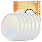 6PK 12 Inch Led Flush Mount Ceiling Light, 24W, 2520LM, 3000K/4000K/6000K Cct.... Fixed Price $82.27.