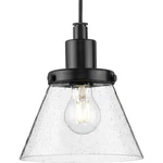 Progress Lighting P500382 Hinton 8"W Mini Pendant - Black. Fixed Price $103.99.