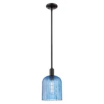 Innovations Bridal Veil 8" Stem Mini Pendant, Black/blue 716-1S-BK-G559-8BL. Fixed Price $259.60.