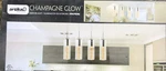 Artika Champagne Glow 4-LIGHT Pendant Chrome Plated Premium Crystal Glass. Fixed Price $149.97.