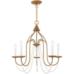 Livex Lighting 40795-48 Alessia Chandelier Antique Gold Leaf. Fixed Price $254.97.