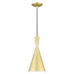 Livex Waldorf Light Double Cone Pendant, Gold/brass/gold/white 41185-33. Fixed Price $129.96.