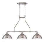 Jeremiah 35973-AN 3-LIGHT Island Fixture In Antique Nickel. Fixed Price $405.50.
