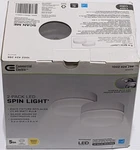 2 Pack Commercial Electric 5" White Integrated Led Flushmount Spin Lights. Fixed Price $18.97.