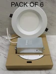 6X Topaz (DLD6B-16CS) 6" Led Slim Fit Recessed Downlight Baffle Cct Selectable. Fixed Price $59.75.