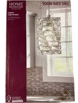 Home Decorators Pendant 1LIGHT Chrome Crystal Mini Fixture Clear Glass Metal+led. Fixed Price $48.00.
