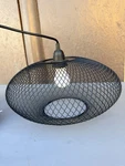 Retired Ikea Luftmassa Modern Pendant Lamp Shade & Fixture Round Black Wire 14. Fixed Price $29.00.