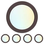 Luxrite 6 Inch Led Disk Lights 5CCT 2700K-5000K 1000LM Damp Rated Bronze 4-PACK. Fixed Price $49.49.