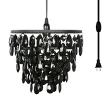 Gypsy Color The Original Brink House Plug-in Light Black Dome Chandelier H1.... Fixed Price $50.58.