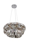 Allegri 026351-010-FR000 Gehry Light 17-11/16" Wide Crystal Pendant Chrome. Fixed Price $900.00.