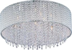ET2 E23133 Chrome Spiral 17" Flush Mount Crystal Ceiling Light. Fixed Price $169.00.