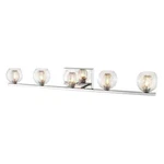 Z-lite Auge 40.55 In. Light Chrome Vanity W/clear And Mesh Glass Shade. Fixed Price $44.99.