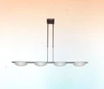 Access Lighting 63958MC/FR 42" Wide Chandelier With Frosted Glass Shades. Fixed Price $165.00.
