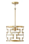 Capital Hala Pendant Light 341011NL, Bleached Natural Jute & Patinaed Brass. Fixed Price $199.00.