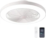 Ceiling Fan Rgb Lights, Low Profile With 6 Wind 19.7 White. Fixed Price $65.09.