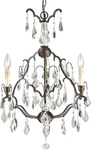 World Imports Lighting 2615-89 Timeless Elegance 3-LIGHT Crystals Chandelier. Fixed Price $98.96.