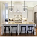 Westinghouse 1-LIGHT Mini Pendant, Clear Seeded Glass, Oil Rubbed Bronze Finish. Fixed Price $34.99.