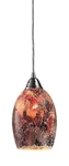 73031-1 Elk Avalon 1LIGHT Pendant 5INCH Satin Nickel Earth Tone Glass. Fixed Price $98.95.