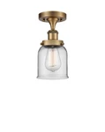Innovations Lighting 916-1C-11-5 Bell Semi-flush 5"W Brass. Fixed Price $154.00.