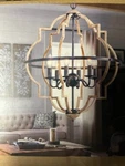 Tzoe Orb 6-LIGHT Rustic Chandelier. Fixed Price $35.00.