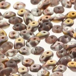 Crystal Capri Gold Matte Superduo Beads (DU0500030-27171-TB). Fixed Price $13.49.