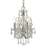 Crystorama Imperial Brass Crystal Chandelier Spectra 3224-CH-CL-SAQ. Fixed Price $789.99.