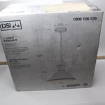 Dsi Summerfield 1-LIGHT Pendant With Metal Shade Antique White 1006 106 535. Fixed Price $44.82.