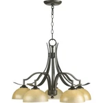 Quorum Atwood Light Chandelier, Oiled Bronze 6496-5-86. Fixed Price $104.99.