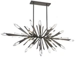 Metropolitan N1949 Elsa Light 58"W Crystal Linear Chandelier - Midnight. Fixed Price $2559.20.