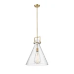 Innovations Newton Cone 1-LT 16" Stem Pendant, Bb/sg 411-1SL-BB-G411-16SDY. Fixed Price $750.20.