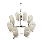 $3125 Visual Comfort Silver Polished Nickel Aimee Medium Ceiling Chandelier. Fixed Price $749.99.