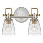 Hinkley Lighting Easton Vanity, Polished Nickel/clear Seedy - 51272PN. Fixed Price $249.00.