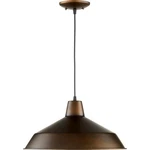 Quorum Light 16' Pendant, Oiled Bronze 6822-86. Fixed Price $90.40.