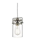 Kichler Lightning 42878NI Brinley 1 Mini-pendant.. Fixed Price $39.95.