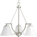 Progress Lighting P4621 Nickel Bravo 3-LIGHT 23"W Chandelier. Fixed Price $114.12.