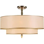 Crystorama 9507-AB Ceiling Luxo Semi-flush Mount Antique Brass. Fixed Price $659.02.