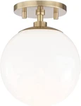 Mitzi H105601-AGB Stella Light Alloy Steel Semi Flush Mount In Aged Brass. Fixed Price $147.20.