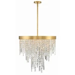 Crystorama Winfield Light 24" Chandelier, Antique Gold WIN-216-GA-CL-MWP. Fixed Price $958.40.