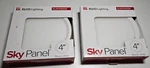 Elco Lighting ELSP4340W 4" Round Sky Panel 4000K Temp. Lot Of 2 Lights. Nib. Fixed Price $17.77.