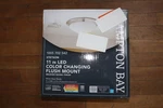 (1-PK) Hampton Bay Stetson 1-LIGHT Integrated Led Selectable Cct Flush Mount. Fixed Price $17.98.