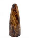 Savoy House Brown Swirl Light Fixture Glass Pendant Shade 10"L,4"W Hand Blown. Fixed Price $40.00.