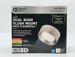 2PK Commercial Electric Flexinstall Dual Band 6 In. Integrated Led Ceiling Light. Fixed Price $39.99.